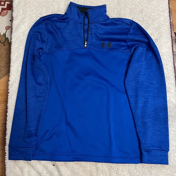 Mens Under Armor Athletic Material Quarter Zip - Picture 1 of 3